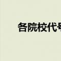 各院校代号怎么查（院校代号怎么找）