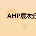 AHP层次分析法软件（ahp层次分析法）