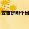 安吉是哪个省的地方（安吉在哪个省哪个市）