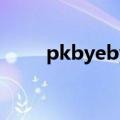 pkbyebye什么意思（pkbyebye）