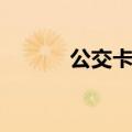公交卡手机怎么充值（公交卡）
