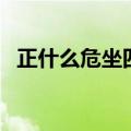 正什么危坐四字成语（正什么危什么成语）