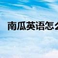 南瓜英语怎么说怎么写（南瓜英语怎么说）