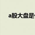 a股大盘是什么意思（大盘是什么意思）