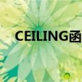 CEILING函数的舍入基数（ceiling函数）