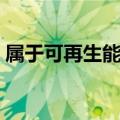 属于可再生能源有哪些（可再生能源有哪些）