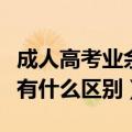 成人高考业余和函授有什么区别（业余和函授有什么区别）