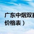广东中烟双喜烟价格表图片（广东中烟双喜烟价格表）