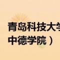 青岛科技大学中德学院出国率（青岛科技大学中德学院）