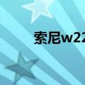 索尼w220上市价格（索尼 w220）