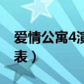 爱情公寓4演员表全部 名单（爱情公寓4演员表）