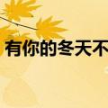 有你的冬天不冷剧情介绍（有你的冬天不冷）