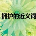 拥护的近义词拥护的反义词（拥护的近义词）