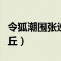 令狐潮围张巡于雍丘句式（令狐潮围张巡于雍丘）