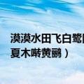 漠漠水田飞白鹭阴阴夏木啭黄鹂鉴赏（漠漠水田飞白鹭阴阴夏木啭黄鹂）