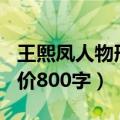 王熙凤人物形象分析作文800（王熙凤人物评价800字）