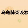 乌龟肺炎该怎么办（乌龟肺炎怎么治最有效）