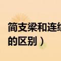 简支梁和连续梁的区别图片（简支梁和连续梁的区别）