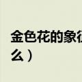 金色花的象征意义是什么（金色花的寓意是什么）