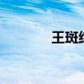 王斑结了几次婚（王斑老婆）