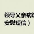 领导父亲病逝怎么发微信慰问（领导父亲去世安慰短信）