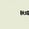 秋成勋格斗水平（秋成勋）