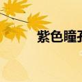 紫色瞳孔的动漫人物（紫色瞳孔）