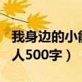 我身边的小能人500字怎么写（我身边的小能人500字）
