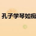 孔子学琴如痴如醉的意思（如痴如醉的意思）