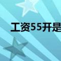 工资55开是什么意思（55开是什么意思）