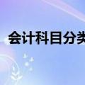 会计科目分类表2023（会计科目设置原则）