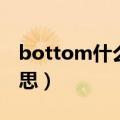 bottom什么意思解释一下（bottom什么意思）