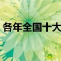 各年全国十大暴力城市（全国十大暴力城市）