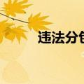 违法分包的法律规定（违法分包）