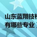 山东蓝翔技校有哪些专业电话（山东蓝翔技校有哪些专业）