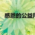 感恩的公益用语有哪些（感恩的公益用语）