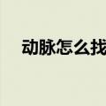 动脉怎么找（动脉在哪里怎么割死的快）