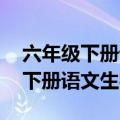 六年级下册语文生字表图片 人教版（六年级下册语文生字表）