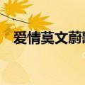 爱情莫文蔚歌词简谱（爱情 莫文蔚 歌词）