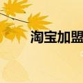 淘宝加盟店需要多少钱（淘宝加盟）