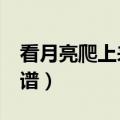 看月亮爬上来吉他谱c调（看月亮爬上来吉他谱）