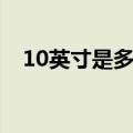 10英寸是多少厘米（18英寸是多少厘米）