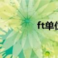 ft单位等于多少米（ft单位）