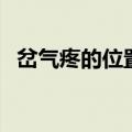 岔气疼的位置图右胸疼（岔气疼的位置图）