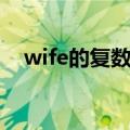 wife的复数形式什么（wife的复数形式）
