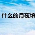 什么的月夜填空词语（什么的春光填空词语）