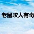 老鼠咬人有毒吗没有流血（老鼠咬人有毒吗）