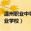 温州职业中等专业学校官网（温州职业中等专业学校）