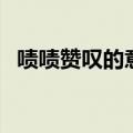 啧啧赞叹的意思是啥啊（啧啧赞叹的意思）