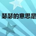 瑟瑟的意思是什么意思作业帮（瑟瑟的意思）